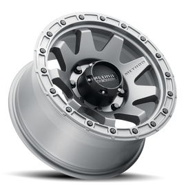 Aluminum Wheels 18x9 MR317 Bolt Pattern 8 On 165.1 Offset 18 Lip Size 0.83 Matte Titanium GY Method
