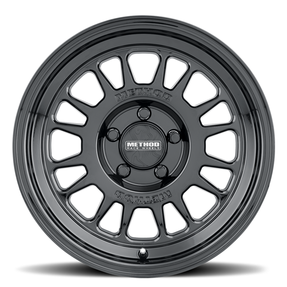 Aluminum Wheels 15x7 MR318 Bolt Pattern 5 On 100 Offset 15 Lip Size 1.69 Gloss Black GB Method