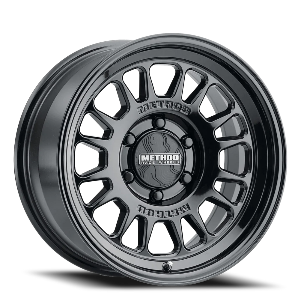 Aluminum Wheels 17x8.5 MR318 Bolt Pattern 6 On 139.7 Offset 0 Lip Size 1.97 Gloss Black GB No Cap Method