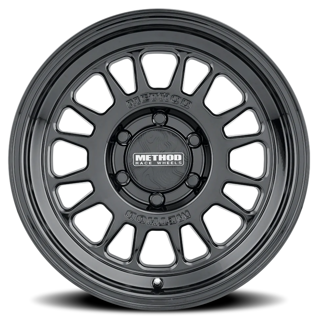 Aluminum Wheels 17x8.5 MR318 Bolt Pattern 6 On 139.7 Offset 0 Lip Size 1.97 Gloss Black GB No Cap Method
