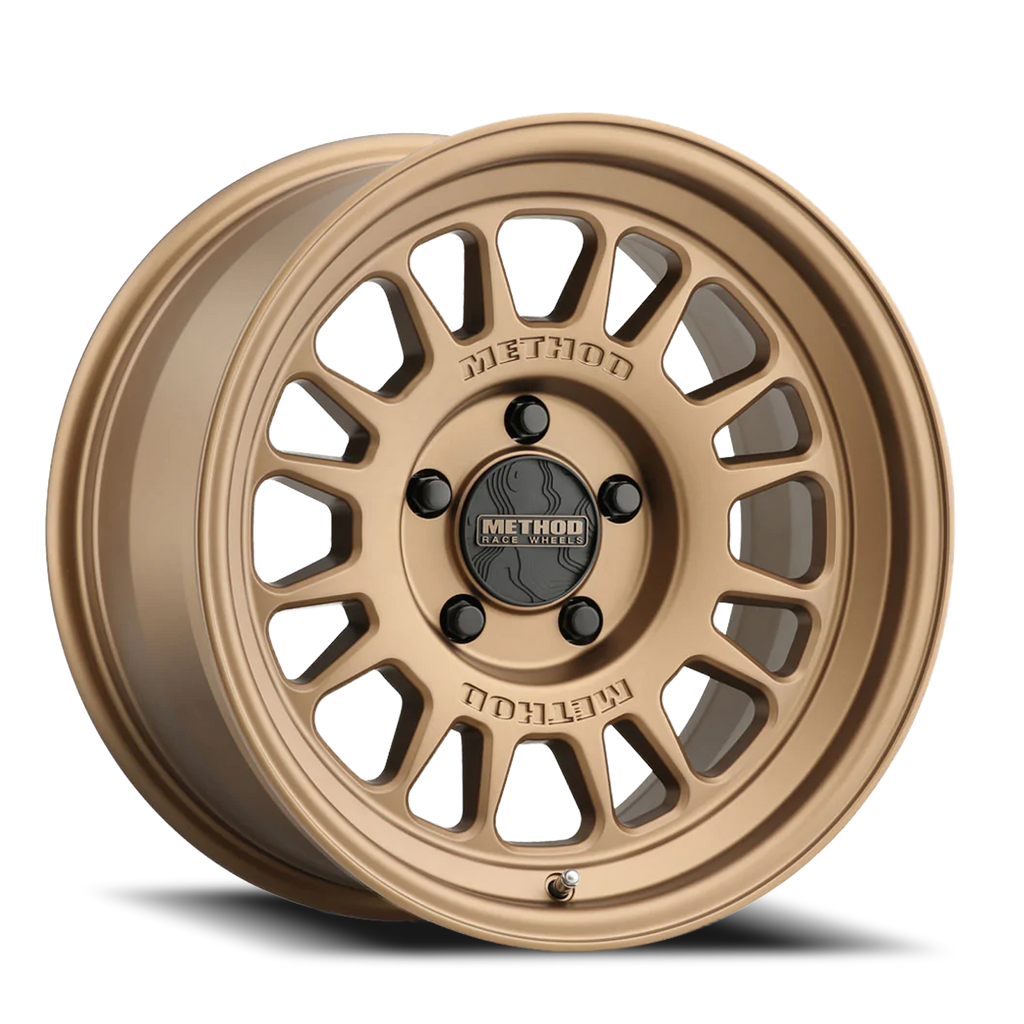 Aluminum Wheels 18x8.5 MR318 Bolt Pattern 5 On 150 Offset 40 Lip Size 1.22 Method Bronze BZ Method