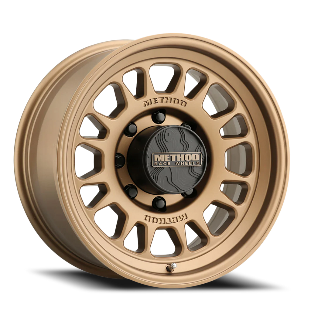Aluminum Wheels 18x9 MR318 Bolt Pattern 8 On 180 Offset 18 Lip Size 1.89 Method Bronze BZ Method