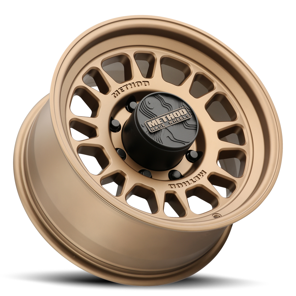 Aluminum Wheels 18x9 MR318 Bolt Pattern 8 On 180 Offset 18 Lip Size 1.89 Method Bronze BZ Method
