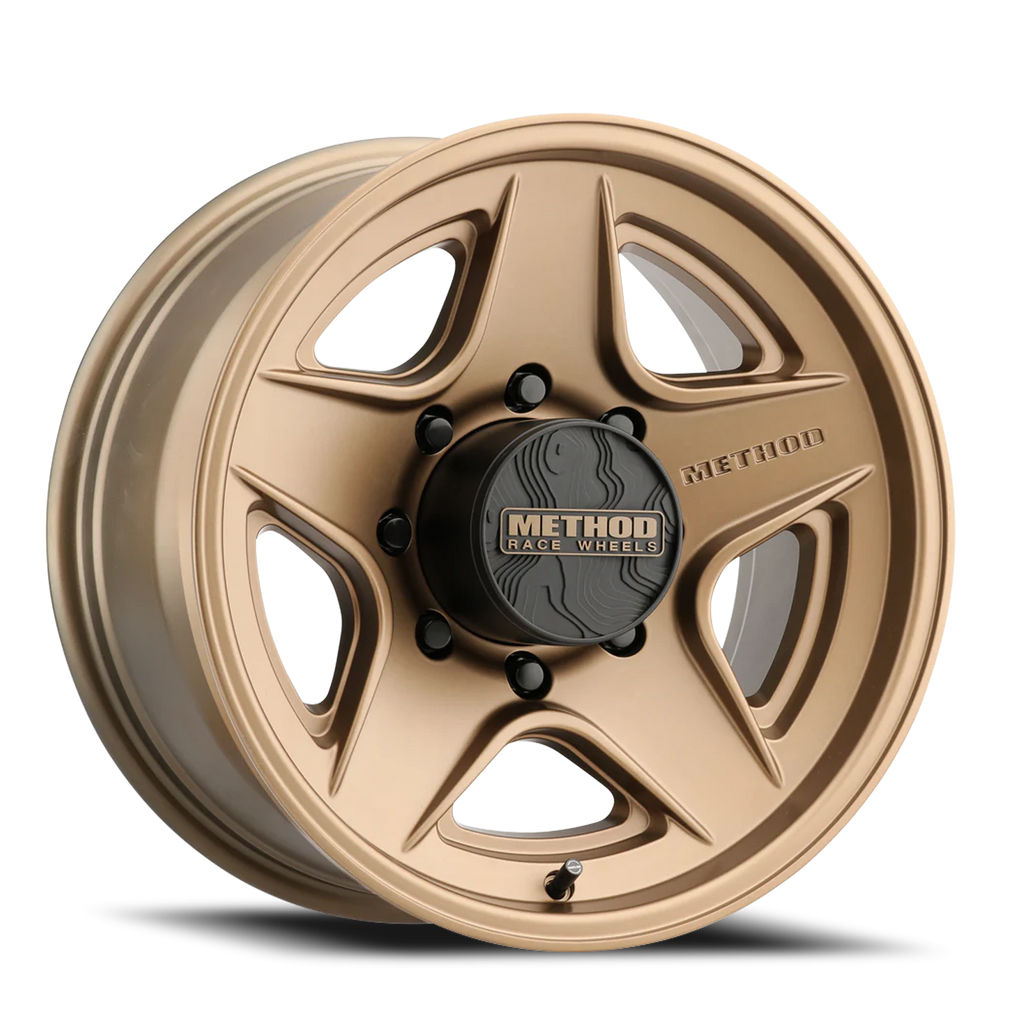 Aluminum Wheels 20x9 MR319 Bolt Pattern 8 On 180 Offset 18 Lip Size 1.06 Method Bronze BZ Method