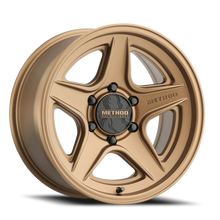 Load image into Gallery viewer, Aluminum Wheels 17x8.5 MR319 Bolt Pattern 6 On 120 Offset 0 Lip Size 1.3 Method Bronze BZ Method