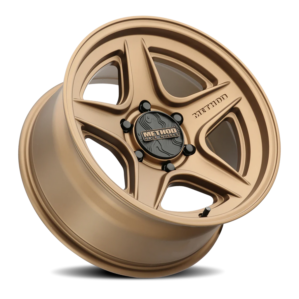Aluminum Wheels 17x8.5 MR319 Bolt Pattern 6 On 120 Offset 0 Lip Size 1.3 Method Bronze BZ Method