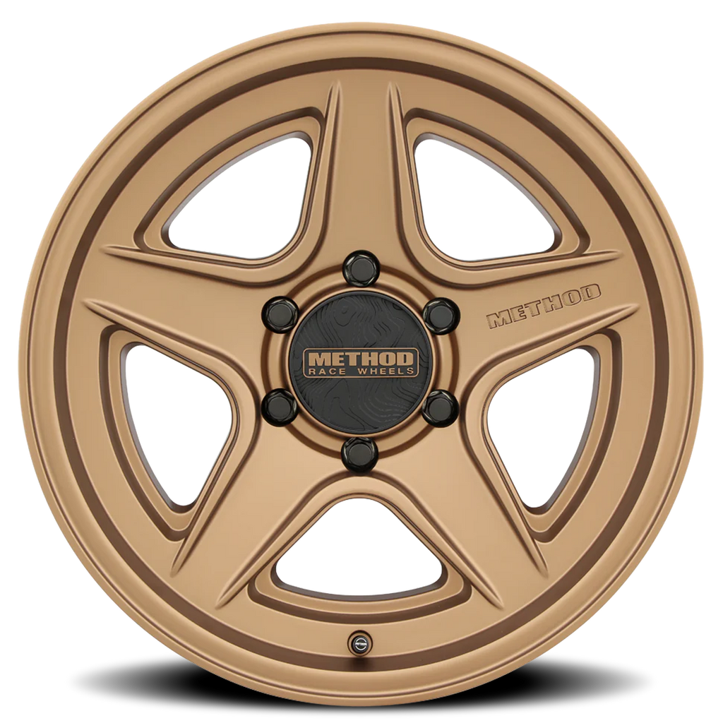 Aluminum Wheels 17x8.5 MR319 Bolt Pattern 6 On 120 Offset 0 Lip Size 1.3 Method Bronze BZ Method