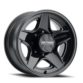 Aluminum Wheels 17x8.5 MR319 Bolt Pattern 8 On 165.1 Offset 0 Lip Size 1.3 Gloss Black GB Method