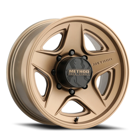 Aluminum Wheels 17x8.5 MR319 Bolt Pattern 8 On 170 Offset 0 Lip Size 1.3 Method Bronze BZ Method