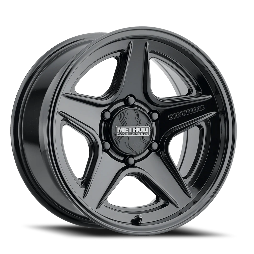 Aluminum Wheels 18x8.5 MR319 Bolt Pattern 6 On 139.7 Offset 40 Lip Size 1.02 Gloss Black GB Method