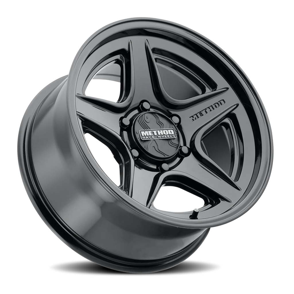 Aluminum Wheels 18x8.5 MR319 Bolt Pattern 6 On 139.7 Offset 40 Lip Size 1.02 Gloss Black GB Method