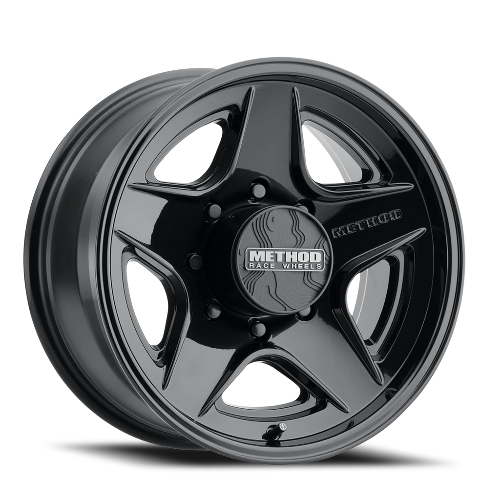 Aluminum Wheels 18x9 MR319 Bolt Pattern 8 On 170 Offset 18 Lip Size 1.06 Gloss Black GB Method