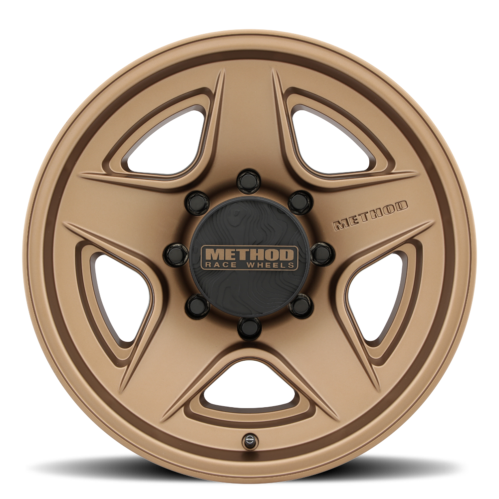 Aluminum Wheels 18x9 MR319 Bolt Pattern 8 On 170 Offset 18 Lip Size 1.06 Method Bronze BZ Method