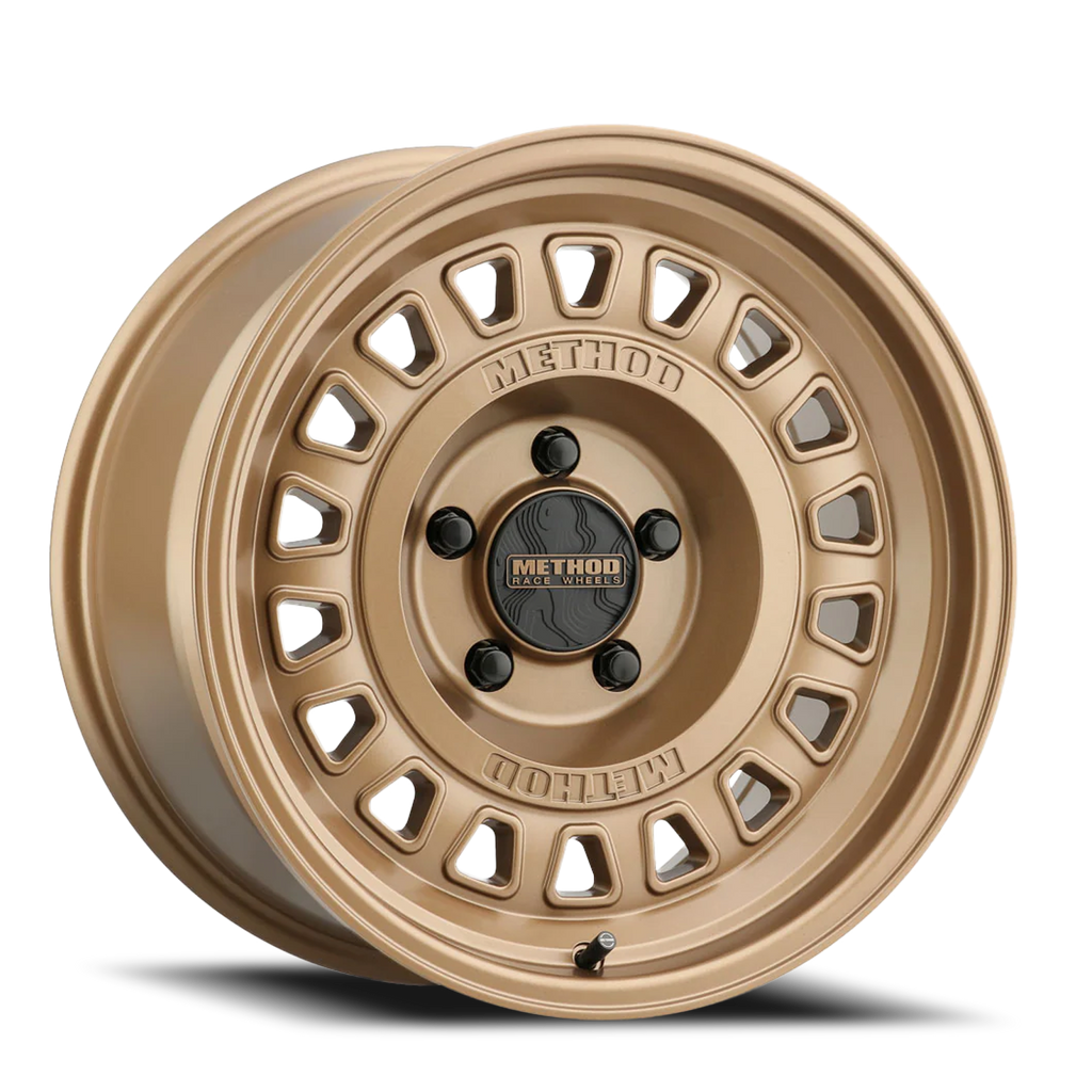 Aluminum Wheels 17x8.5 MR320 Bolt Pattern 5 On 150 Offset 0 Lip Size 2.76 Method Bronze BZ Method
