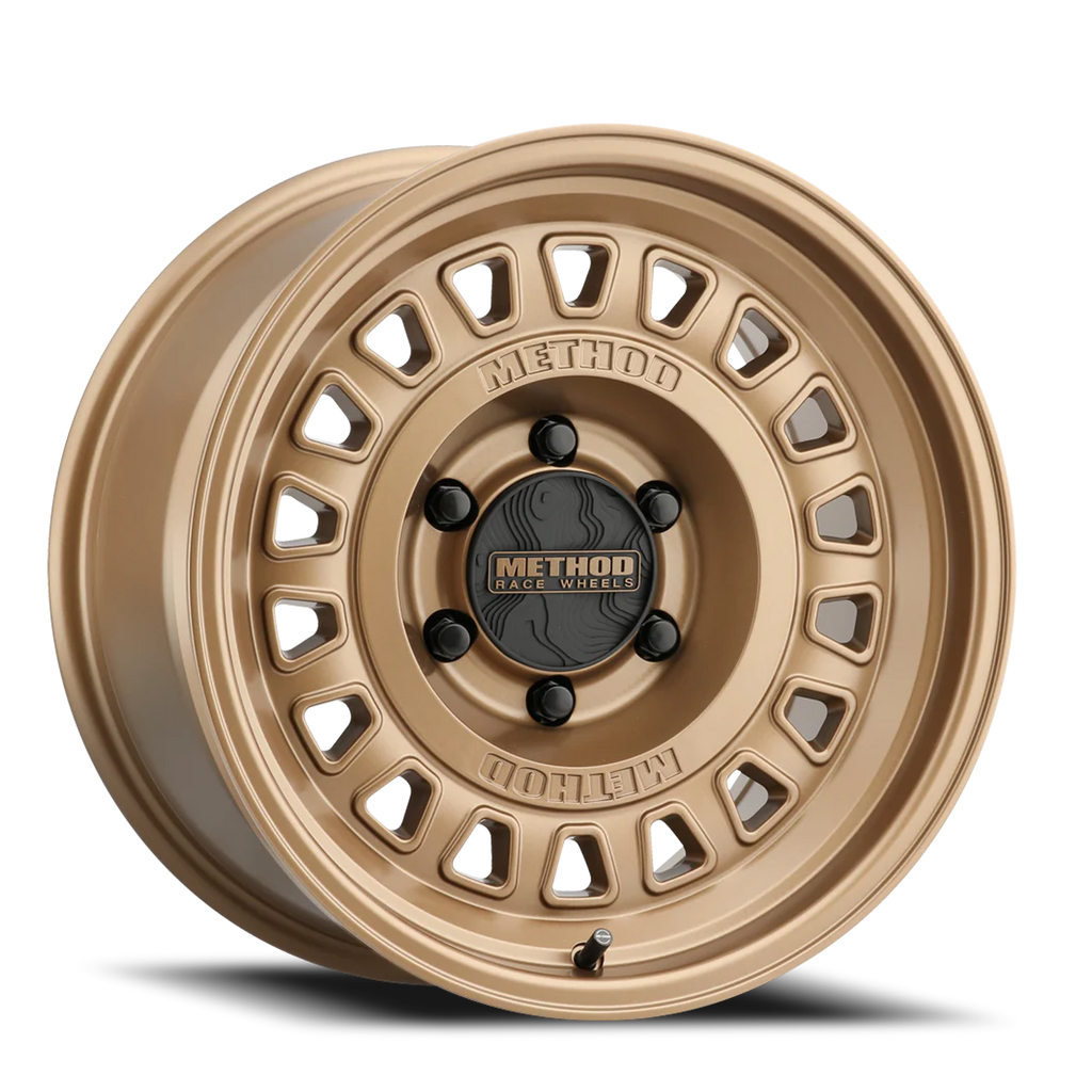 Aluminum Wheels 17x8.5 MR320 Bolt Pattern 6 On 139.7 Offset 0 Lip Size 2.76 Method Bronze BZ Method