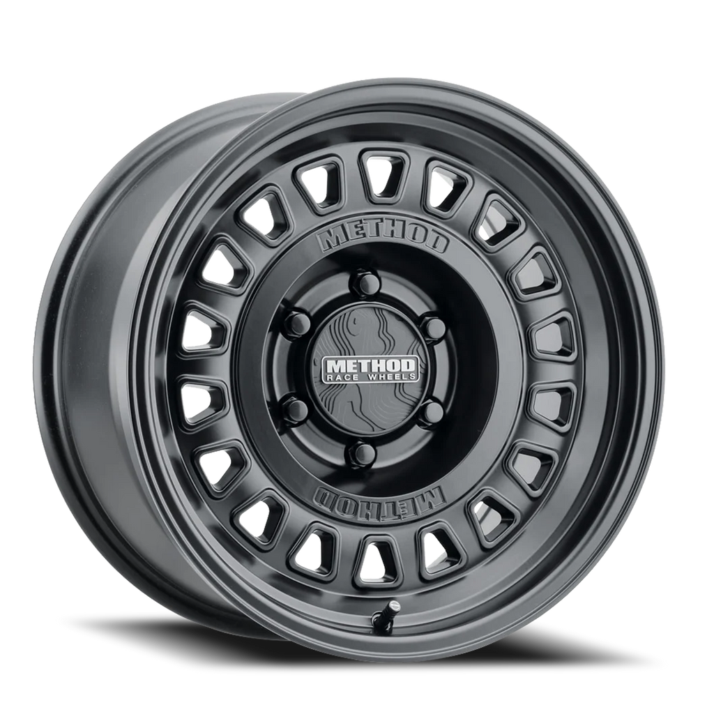 Aluminum Wheels 18x9 MR320 Bolt Pattern 6 On 139.7 Offset 18 Lip Size 1.89 Matte Black MB Method