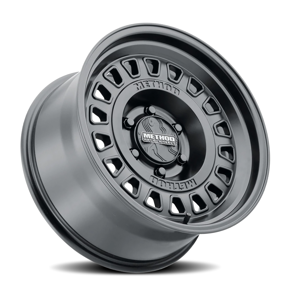 Aluminum Wheels 18x9 MR320 Bolt Pattern 6 On 139.7 Offset 18 Lip Size 1.89 Matte Black MB Method