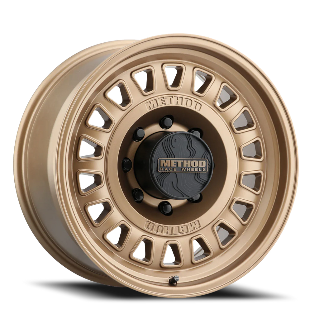 Aluminum Wheels 18x9 MR320 Bolt Pattern 8 On 170 Offset 18 Lip Size 1.89 Method Bronze BZ Method