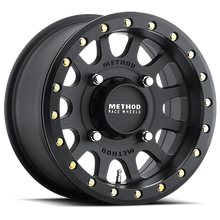 Load image into Gallery viewer, Aluminum Wheels 14x7 MR401 Beadlock UTV Bolt Pattern 4 On 156 Offset 38 Lip Size 0.94 Matte Black MB Method