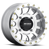 Method Race Wheels MR40157046343B Aluminum Wheels 15x7 MR401 Beadlock UTV Bolt Pattern 4 On 156 Offset 13 Lip Size 1.77 Machined Raw Machined SL Method