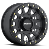 Method Race Wheels MR40157047543B Aluminum Wheels 15x7 MR401 Beadlock UTV Bolt Pattern 4 On 136 Offset 13 Lip Size 1.77 Matte Black MB Method