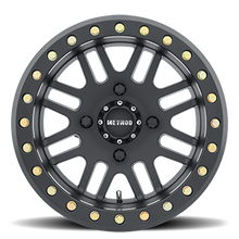 Load image into Gallery viewer, Aluminum Wheels 15x10 MR406 Beadlock UTV Bolt Pattern 4 On 156 Offset -2 Lip Size 3.11 Matte Black MB Method