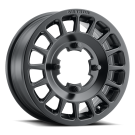Aluminum Wheels 15x6 MR407 Bead Grip UTV Bolt Pattern 4 On 156 Offset 51 Lip Size 0 Matte Black MB Method