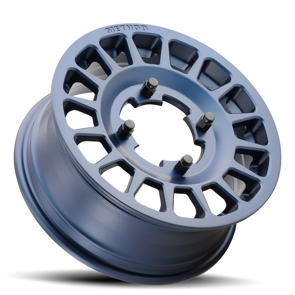 Aluminum Wheels 15x6 MR407 Bead Grip UTV Bolt Pattern 4 On 136 Offset 51 Lip Size 0 Bahia Blue BL Method