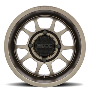 Aluminum Wheels 15x10 MR409 Bead Grip UTV Bolt Pattern 4 On 136 Offset 0 Lip Size 4.33 Steel Grey GY Method