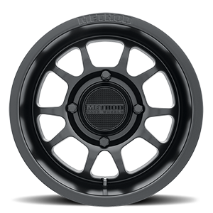 Aluminum Wheels 15x7 MR409 Bead Grip UTV Bolt Pattern 4 On 156 Offset 38 Lip Size 2.28 Matte Black MB Method