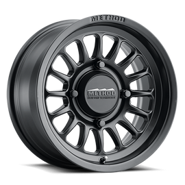 Aluminum Wheels 15x7 MR411 Bead Grip UTV Bolt Pattern 4 On 156 Offset 38 Lip Size 1.57 Matte Black MB Method