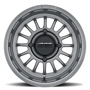 Aluminum Wheels 15x7 MR411 Bead Grip UTV Bolt Pattern 4 On 156 Offset 38 Lip Size 1.57 Gloss Titanium SL Method