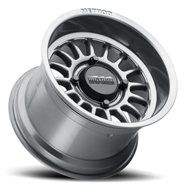 Aluminum Wheels 15x7 MR411 Bead Grip UTV Bolt Pattern 4 On 136 Offset 13 Lip Size 1.85 Gloss Titanium SL Method
