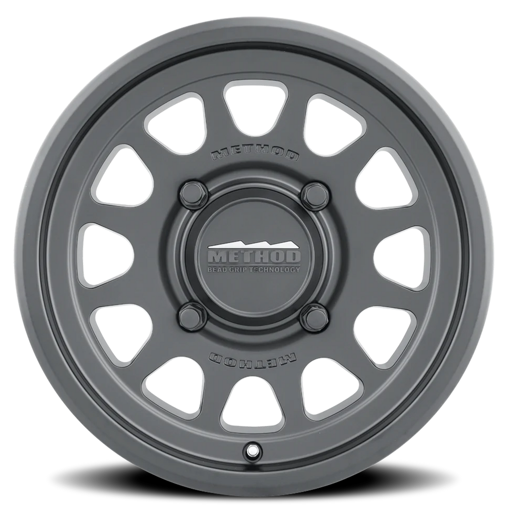 Aluminum Wheels 14x7 MR414 Bead Grip UTV Bolt Pattern 4 On 156 Offset 38 Lip Size 0.79 Matte Black MB Method