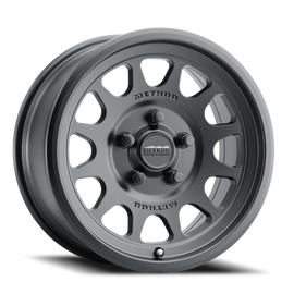 Aluminum Wheels 15x7 MR414 Bead Grip UTV Bolt Pattern 5 On 114.3 Offset 38 Lip Size 0.79 Matte Black MB Method