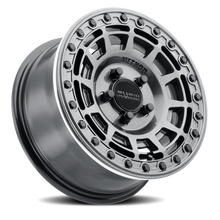 Load image into Gallery viewer, Aluminum Wheels 15x10 MR415 Beadlock UTV Bolt Pattern 5 On 114.3 Offset 25 Lip Size 2.09 Graphite GY Gloss Graphite Ring Method