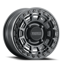 Load image into Gallery viewer, Aluminum Wheels 15x10 MR415 Beadlock UTV Bolt Pattern 4 On 136 Offset 25 Lip Size 2.09 Matte Black MB Gloss Black Ring Method
