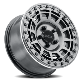 Aluminum Wheels 15x7 MR415 Beadlock UTV Bolt Pattern 5 On 114.3 Offset 38 Lip Size 0 Graphite GY Gloss Graphite Ring Method