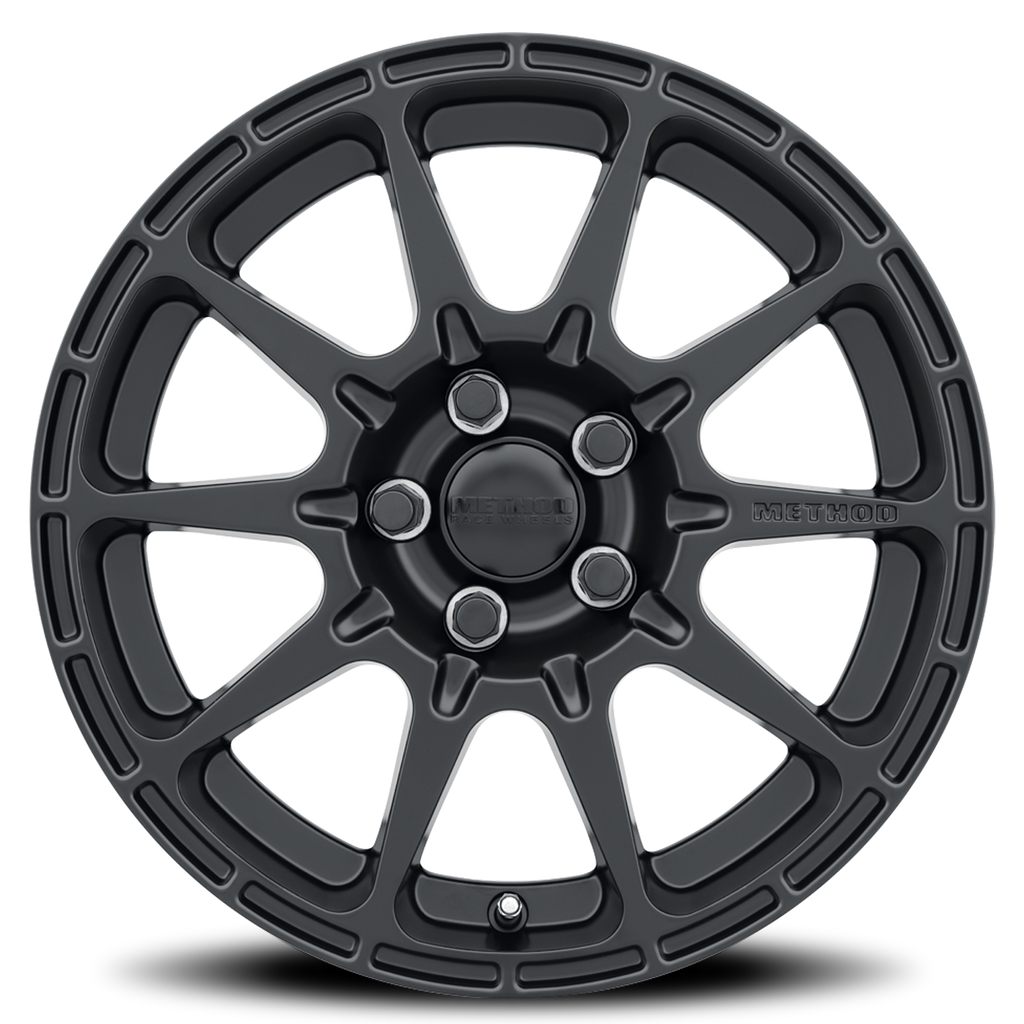 Aluminum Wheels 15x7 Rally VT-Spec MR501 Bolt Pattern 5 On 114.3 Offset 48 Lip Size 0 Matte Black MB Method