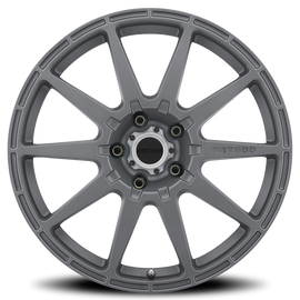 Aluminum Wheels 17x8 Rally MR501 Bolt Pattern 5 On 114.3 Offset 42 Lip Size 0 Titanium GY 1 Piece Center Cap Method