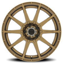 Load image into Gallery viewer, Aluminum Wheels 17x8 Rally MR501 Bolt Pattern 5 On 114.3 Offset 42 Lip Size 0 Method Bronze BRZ 1 Piece Center Cap Method