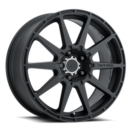 Aluminum Wheels 17x8 Rally MR501 Bolt Pattern 5 On 108 Offset 42 Lip Size 0 Matte Black MB 1 Piece Center Cap Method