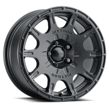 Load image into Gallery viewer, Aluminum Wheels 15x7 Rally VT-Spec MR502 Bolt Pattern 5 On 114.3 Offset 15 Lip Size 0 Matte Black MB Method