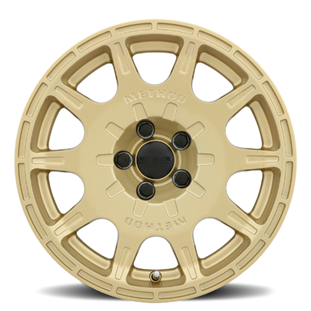 Aluminum Wheels 15x7 Rally VT-Spec MR502 Bolt Pattern 5 On 100 Offset 15 Lip Size 0 Gold GD Method