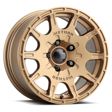 Load image into Gallery viewer, Aluminum Wheels 15x7 Rally VT-Spec MR502 Bolt Pattern 5 On 100 Offset 15 Lip Size 0 Method Bronze BRZ Method