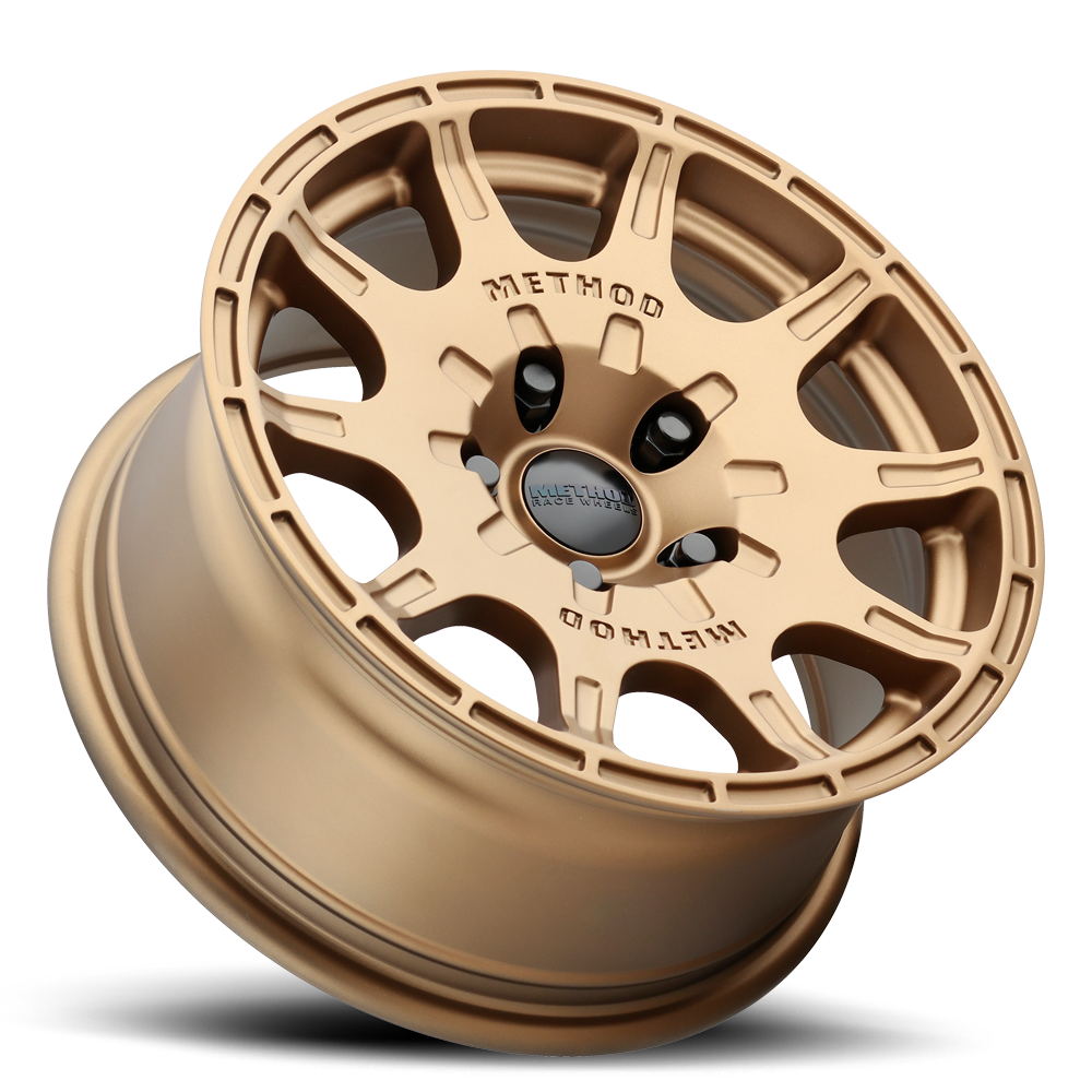 Aluminum Wheels 15x7 Rally VT-Spec MR502 Bolt Pattern 5 On 100 Offset 15 Lip Size 0 Method Bronze BRZ Method