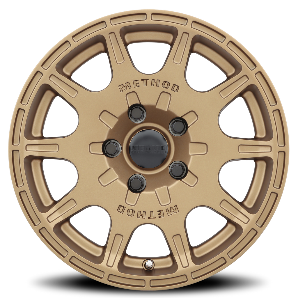 Aluminum Wheels 15x7 Rally VT-Spec MR502 Bolt Pattern 5 On 100 Offset 15 Lip Size 0 Method Bronze BRZ Method