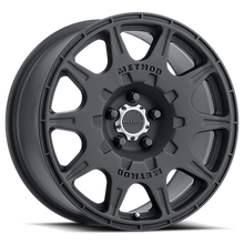 Load image into Gallery viewer, Aluminum Wheels 16x7 Rally MR502 Bolt Pattern 5 On 114.3 Offset 30 Lip Size 0 Matte Black MB Method