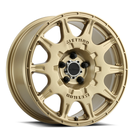 Aluminum Wheels 17x8 Rally MR502 Bolt Pattern 5 On 114.3 Offset 38 Lip Size 0 Gold GD Method