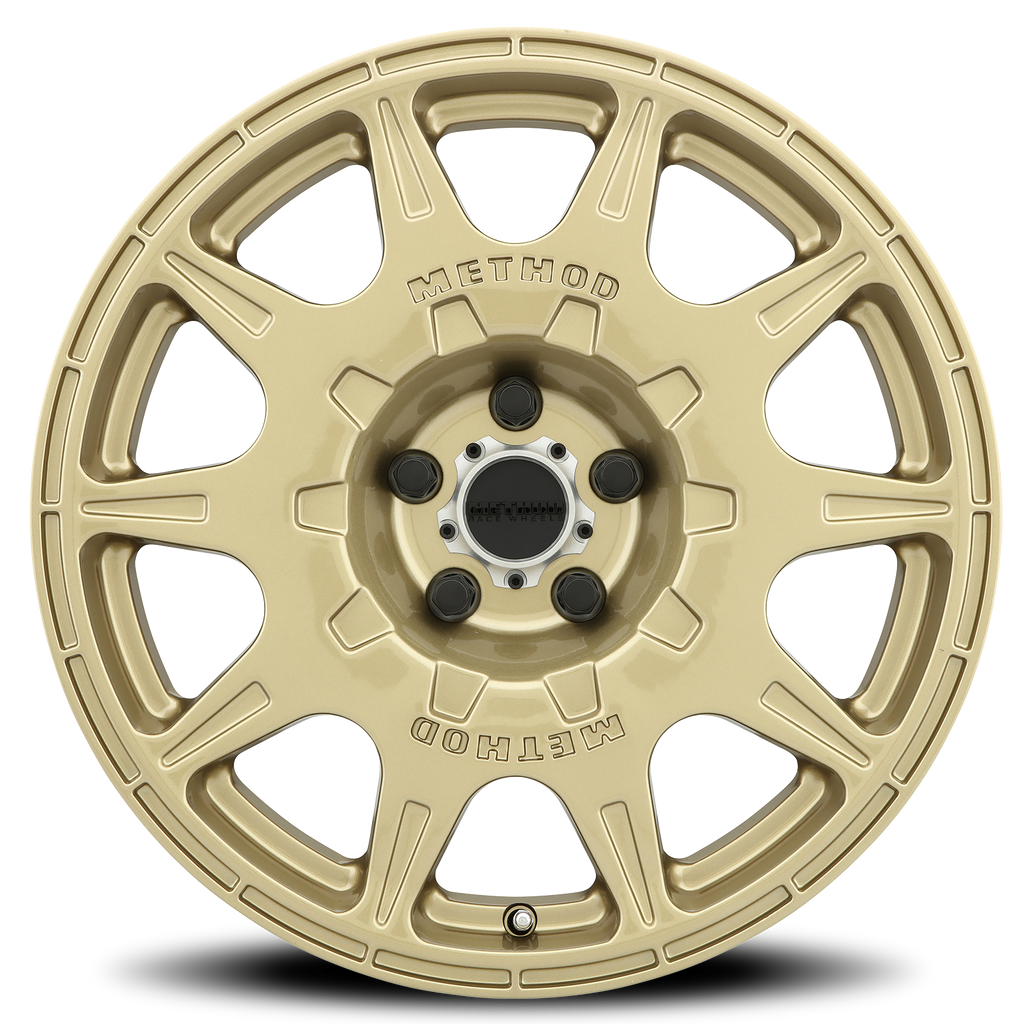 Aluminum Wheels 17x8 Rally MR502 Bolt Pattern 5 On 114.3 Offset 38 Lip Size 0 Gold GD Method